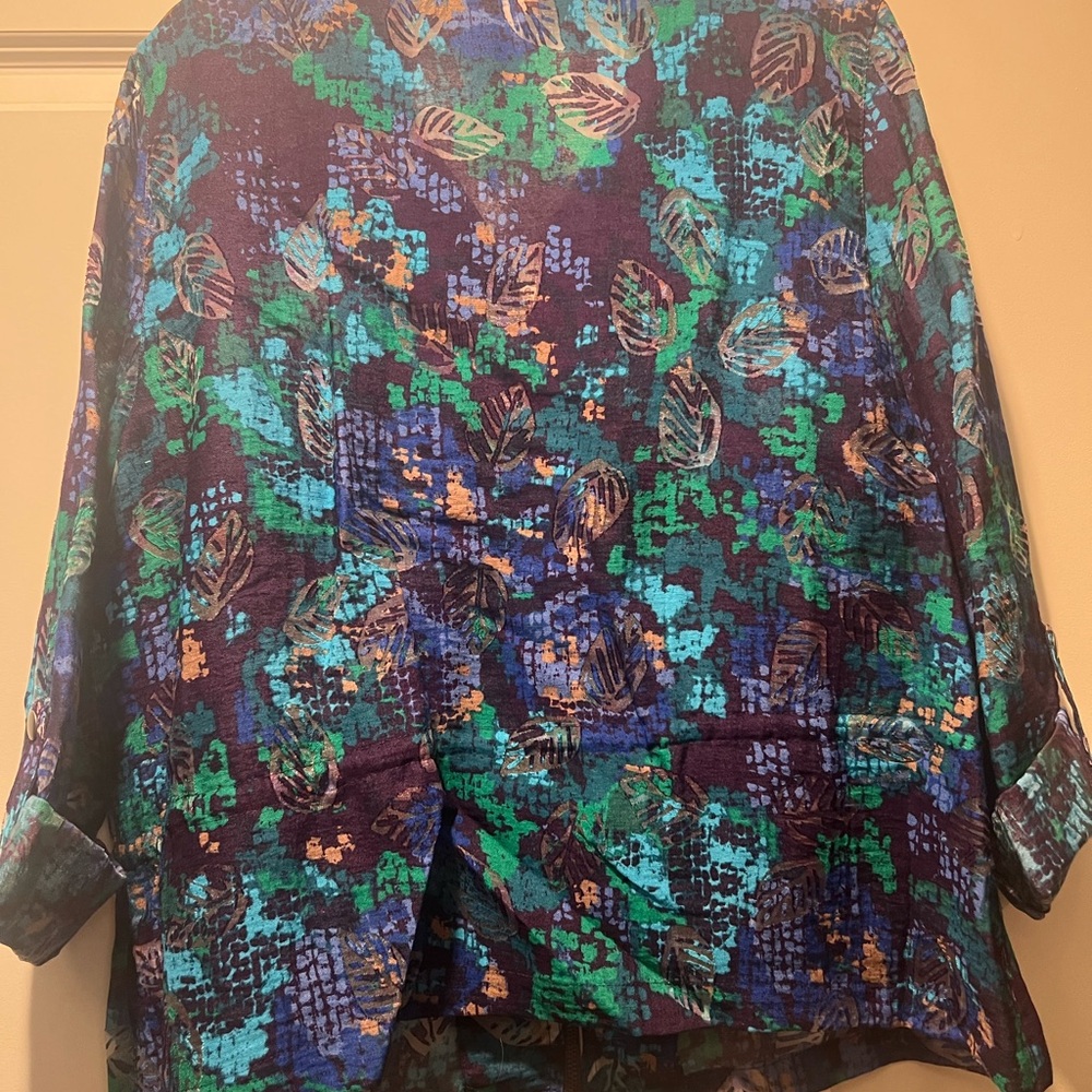 Ruby Rd. Colorful Women's Jacket/Bomber - Picture 4 of 4